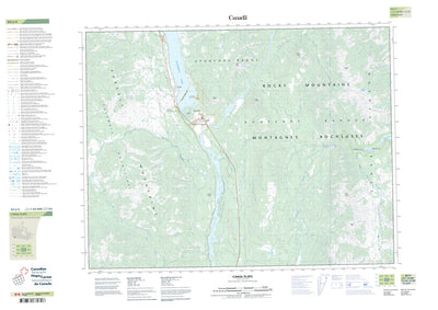 Canal Flats, BC (082J04 CanTopo)