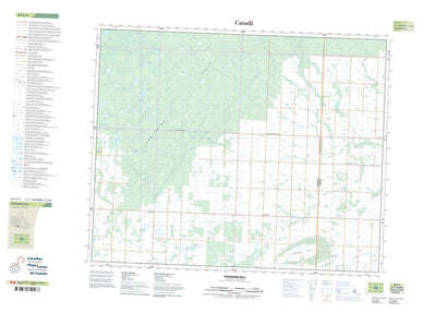 Thunder Hill, MB (063C04 CanTopo)