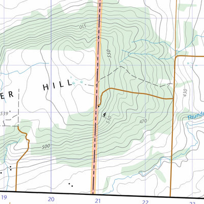 Thunder Hill, MB (063C04 CanTopo)
