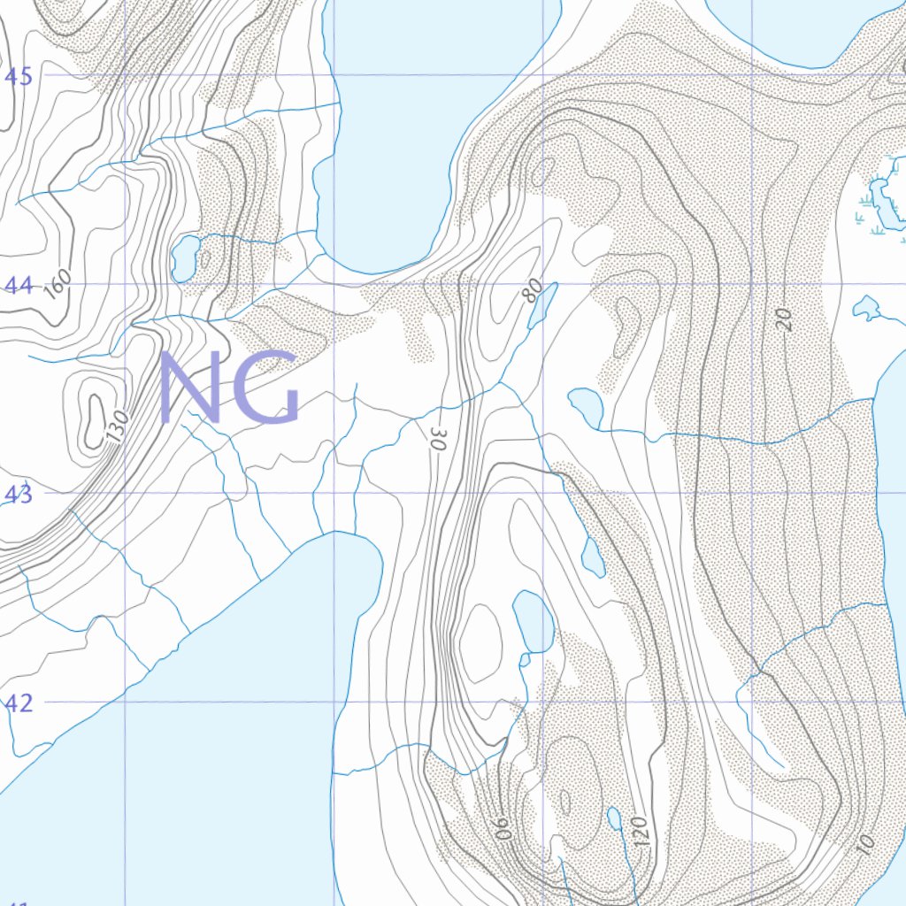 Lock Island (068D07 CanTopo) Map by Natural Resources Canada | Avenza Maps