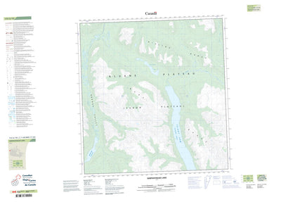 Serpenthead Lake (115G10 CanTopo)