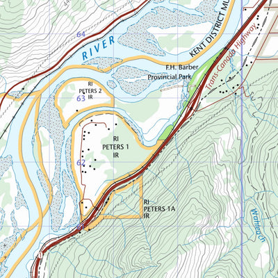 Harrison Lake (092H05 CanTopo)