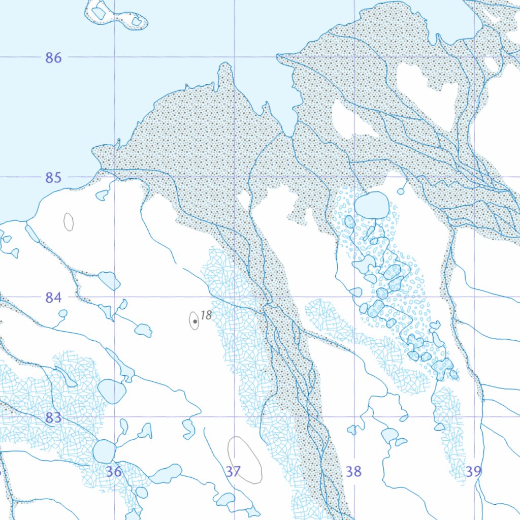 Hardinge Bay (099A07 CanTopo) Map by Natural Resources Canada | Avenza Maps