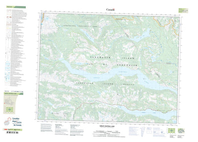 Great Central Lake (092F06 CanTopo)