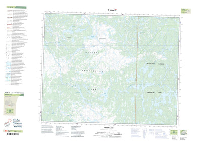 Artery Lake, MB (052M06 CanTopo)