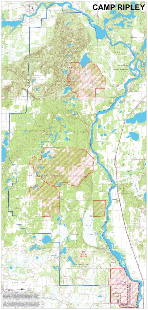 Camp Ripley - 24K USGS Topo Map