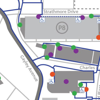 UCLA Campus Accessibility Map