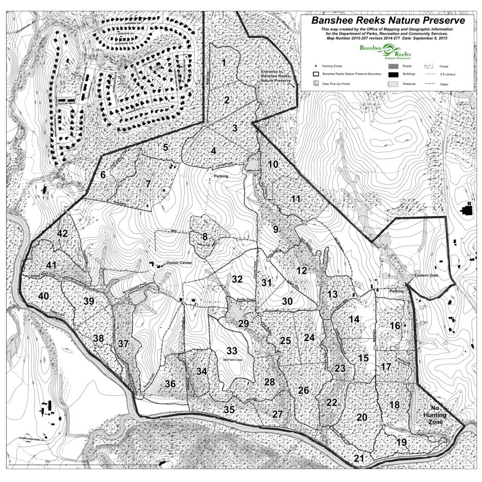 Banshee Reeks Hunt Zone Map 2015 by Avenza Systems Inc. | Avenza Maps