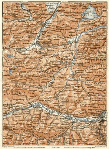 Bavarian and Inntal Alps (Innsbruck-Land), 1906