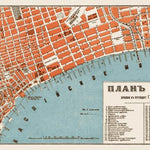 Baku (Баку, Bakı) city map, 1912
