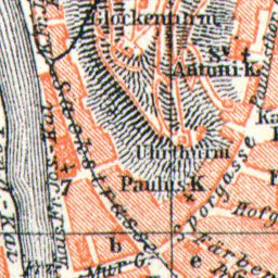Graz town plan, 1913