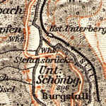 Innsbruck and environs, 1911 (1:75,000 scale)