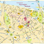 Nijmegen Centrum stadsplattegrond NL