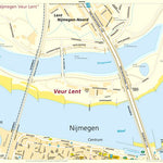 Nijmegen Veur Lent stadsplattegrond NL