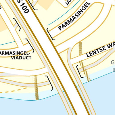 Nijmegen Veur Lent stadsplattegrond NL