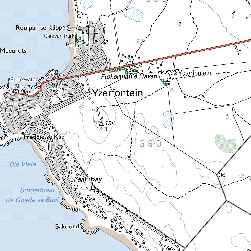 3318AC YZERFONTEIN Map by Chief Directorate: National Geo-spatial