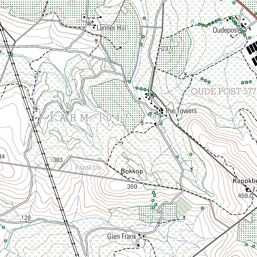 3318AD DARLING Map by Chief Directorate: National Geo-spatial ...