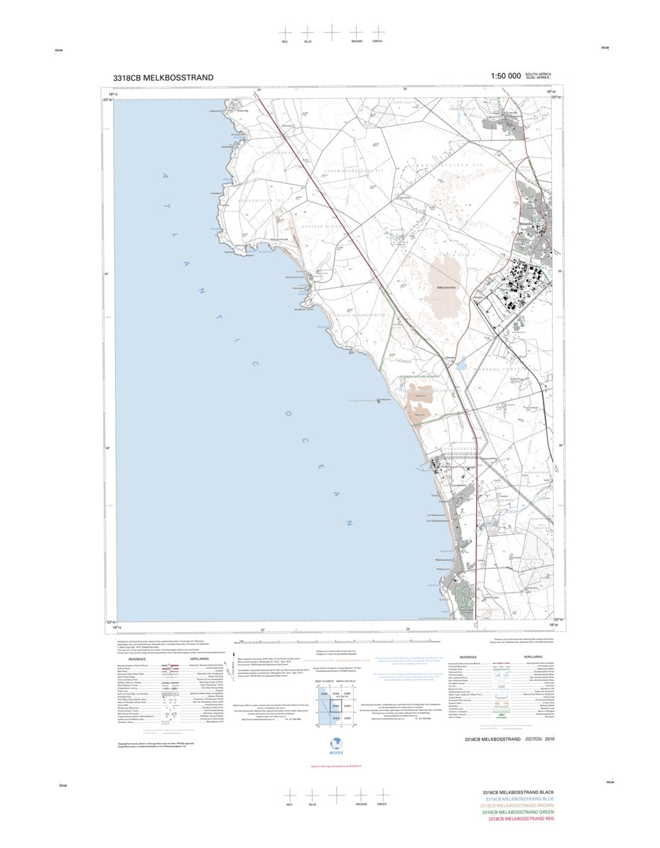 3318CB MELKBOSSTRAND Map By Chief Directorate National Geo spatial 3318cb-melkbosstrand-map-by-chief-directorate-national-geo-spatial