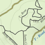Tzouhalem Cross Route (Single Track) Map - Heavy-J