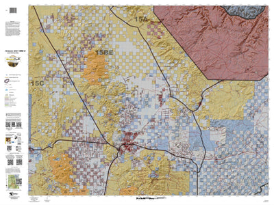 HuntData Arizona Land Ownership Unit 15B E-S