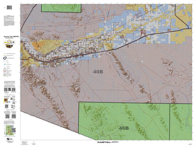 HuntData Arizona Land Ownership Unit 36A Map by HuntData LLC