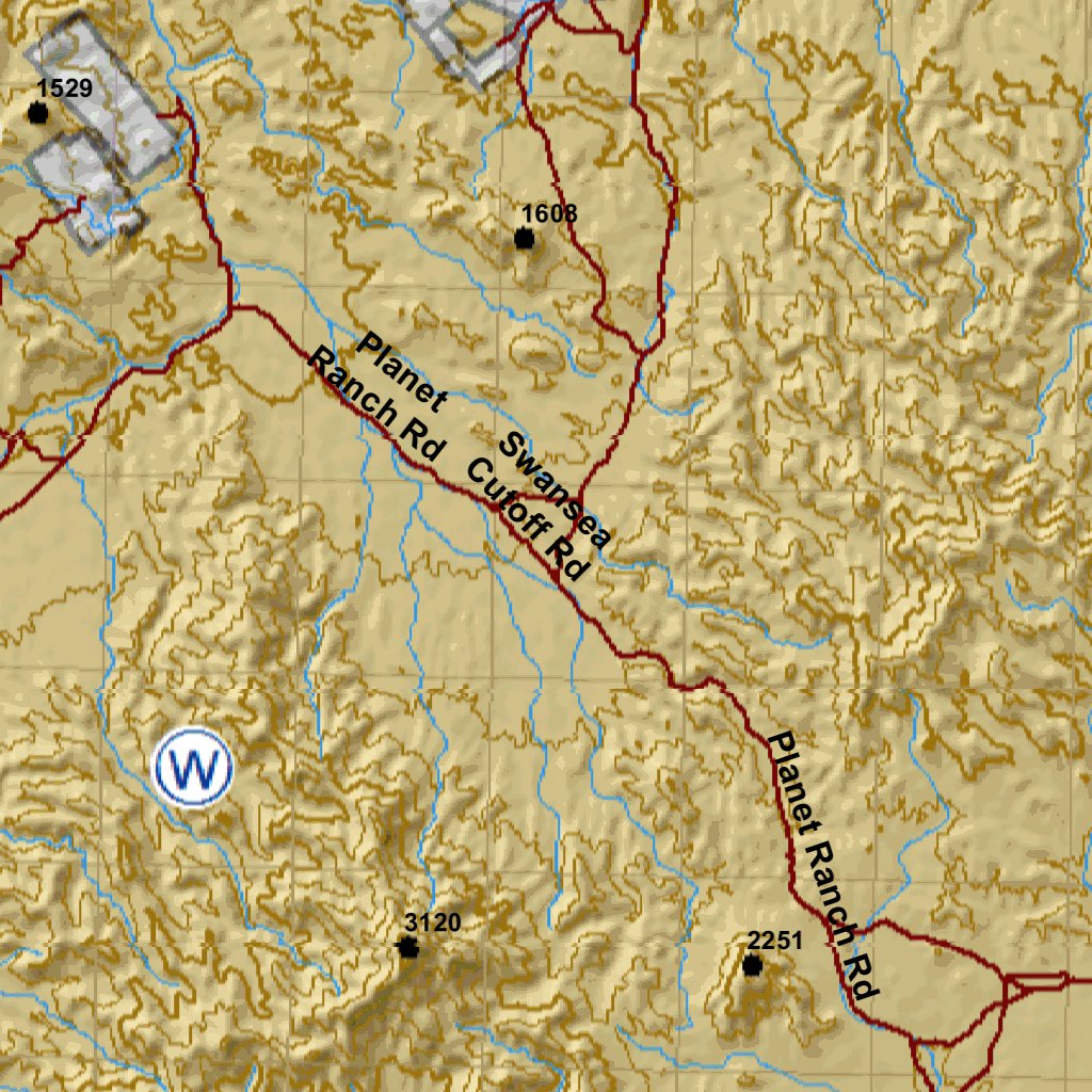 HuntData Arizona Land Ownership Unit 44A W Map by HuntData LLC Avenza