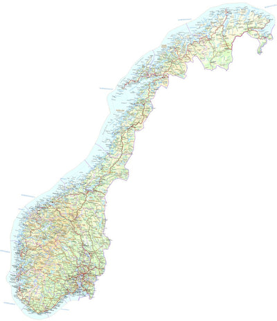 Norway 1:2M Topographic