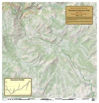 Theodore Solomons Trail - TST - All maps (Updated August 2020)