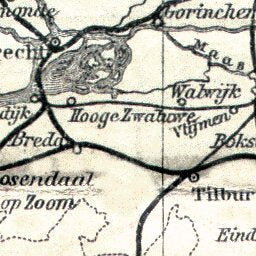 Belgium and Holland, railway map, 1904