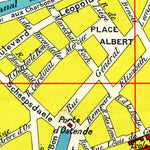 Brügge (Bruges) town plan, 1909 (1:5,000 scale)