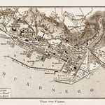 Fiume (Rijeka) town plan, 1903