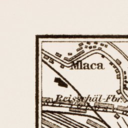 CARTA GEOGRAFICA ANTICA ISTRIA NORD EST FIUME RIJEKA Croazia 1920
