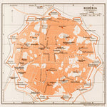 Nikosia (Lefkosia, Lefkoşa) town plan, 1914
