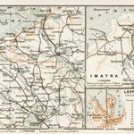 Willmanstrand (Lappeenranta) to Viborg (Viipuri) region map, 1929 (first version)