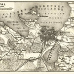 Reval (Tallinn) environs map, 1914