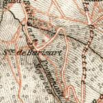 Spa environs map, 1909