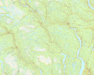 Norway 1:50k Map 13