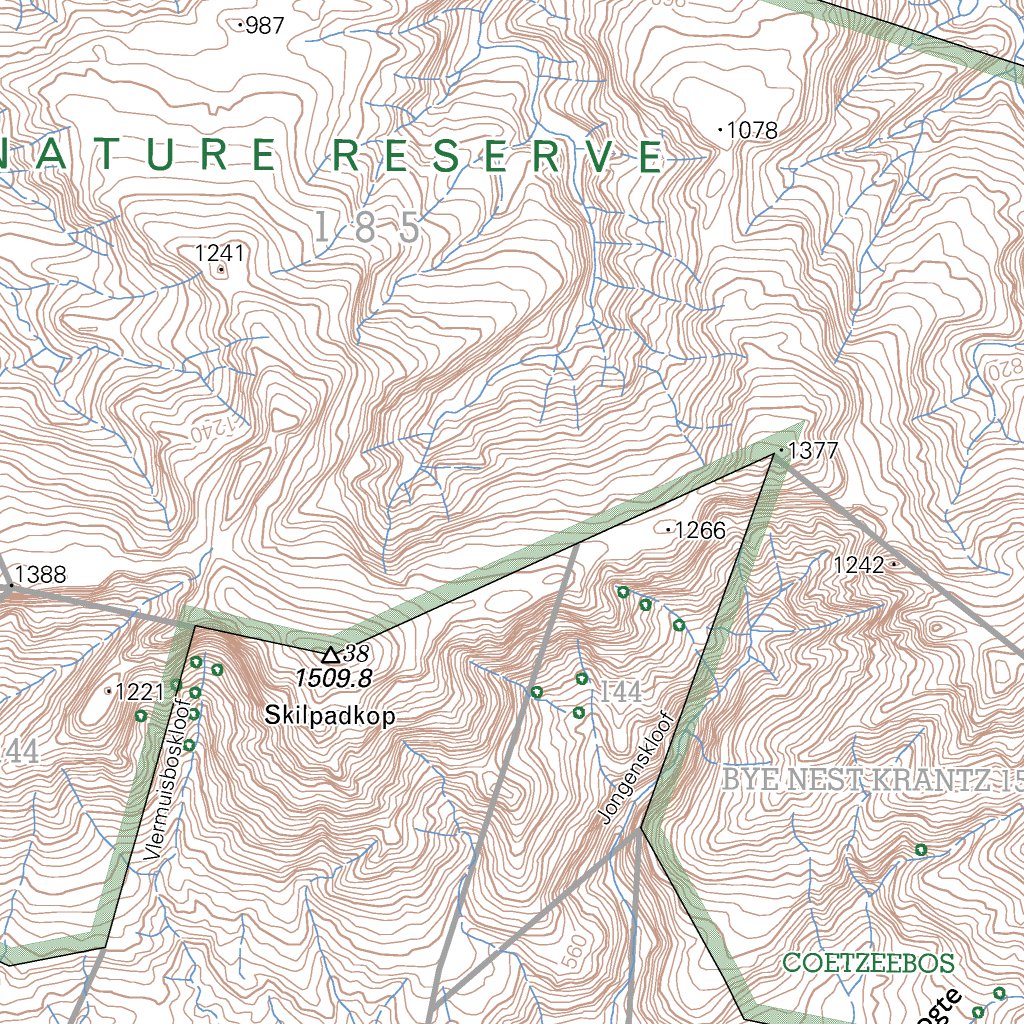 3419BA GREYTON (4th Edition) Map by Chief Directorate National Geo