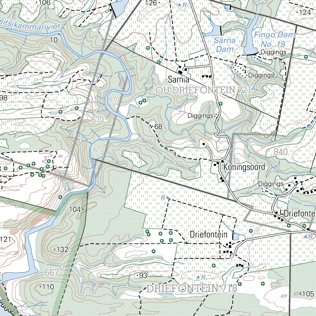 3424AB CLARKSON (4th Edition) Map by Chief Directorate National Geo