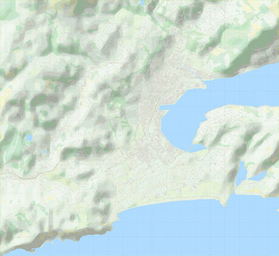 Dunedin NZ Tourist Street Map