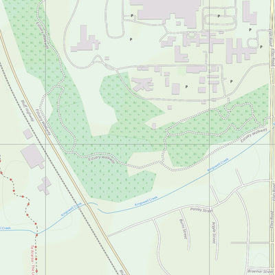 Invercargill NZ Tourist Street Map