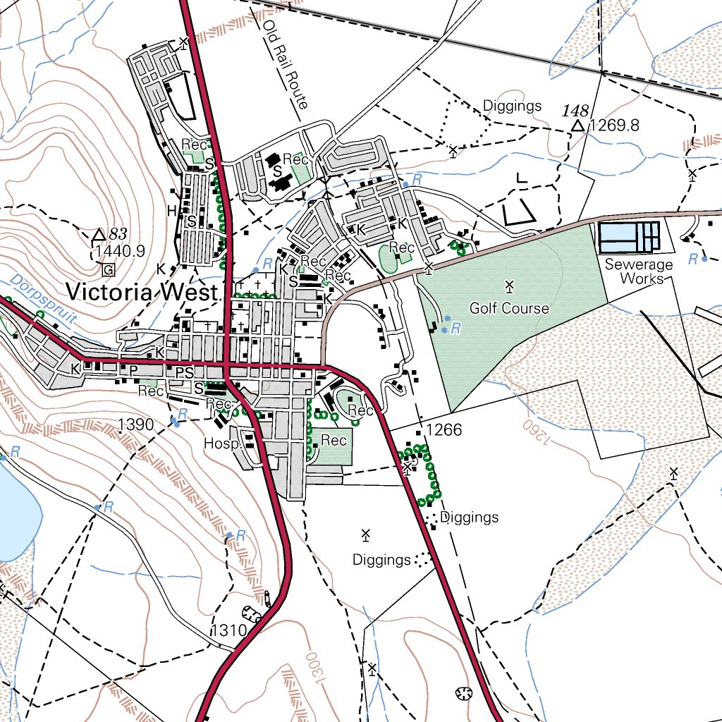 3123AC VICTORIA WEST Map by Chief Directorate: National Geo-spatial ...
