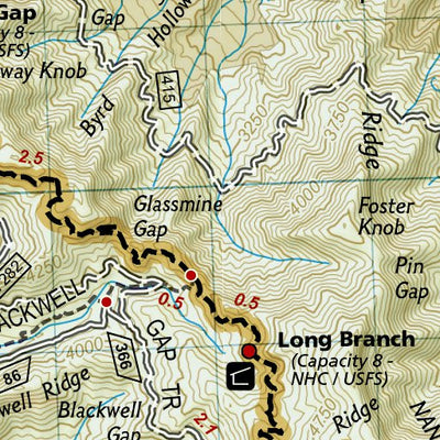 1501 AT Springer Mtn to Davenport Gap (map 07)
