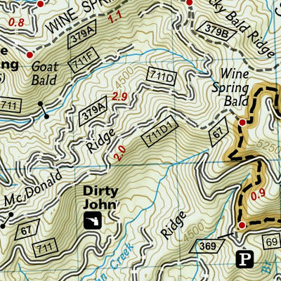 1501 AT Springer Mtn to Davenport Gap (map 08)