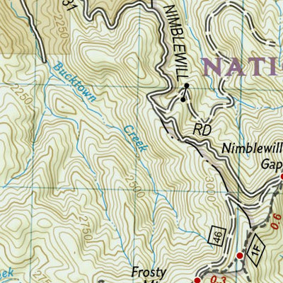 1501 AT Springer Mtn to Davenport Gap (map 01)