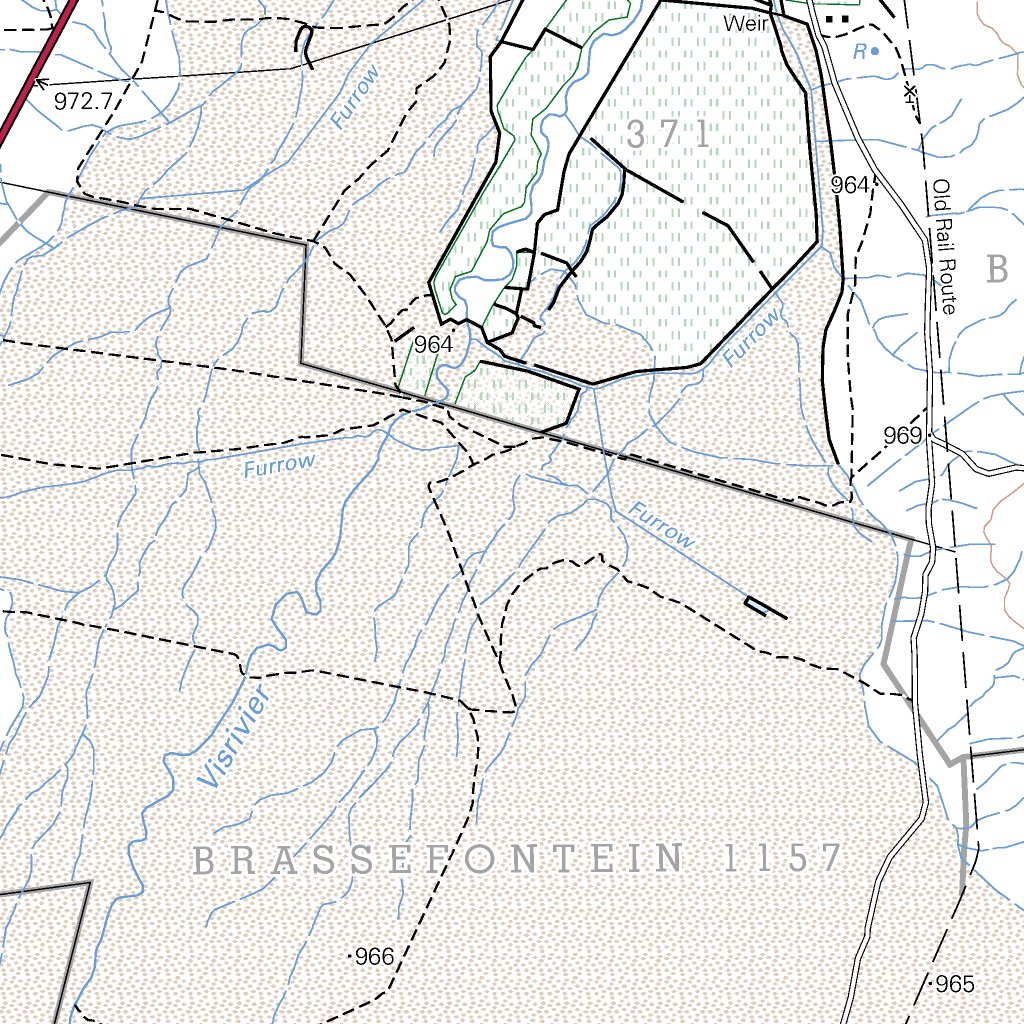 3120AB KOOTJIESKOLK Map by Chief Directorate: National Geo-spatial