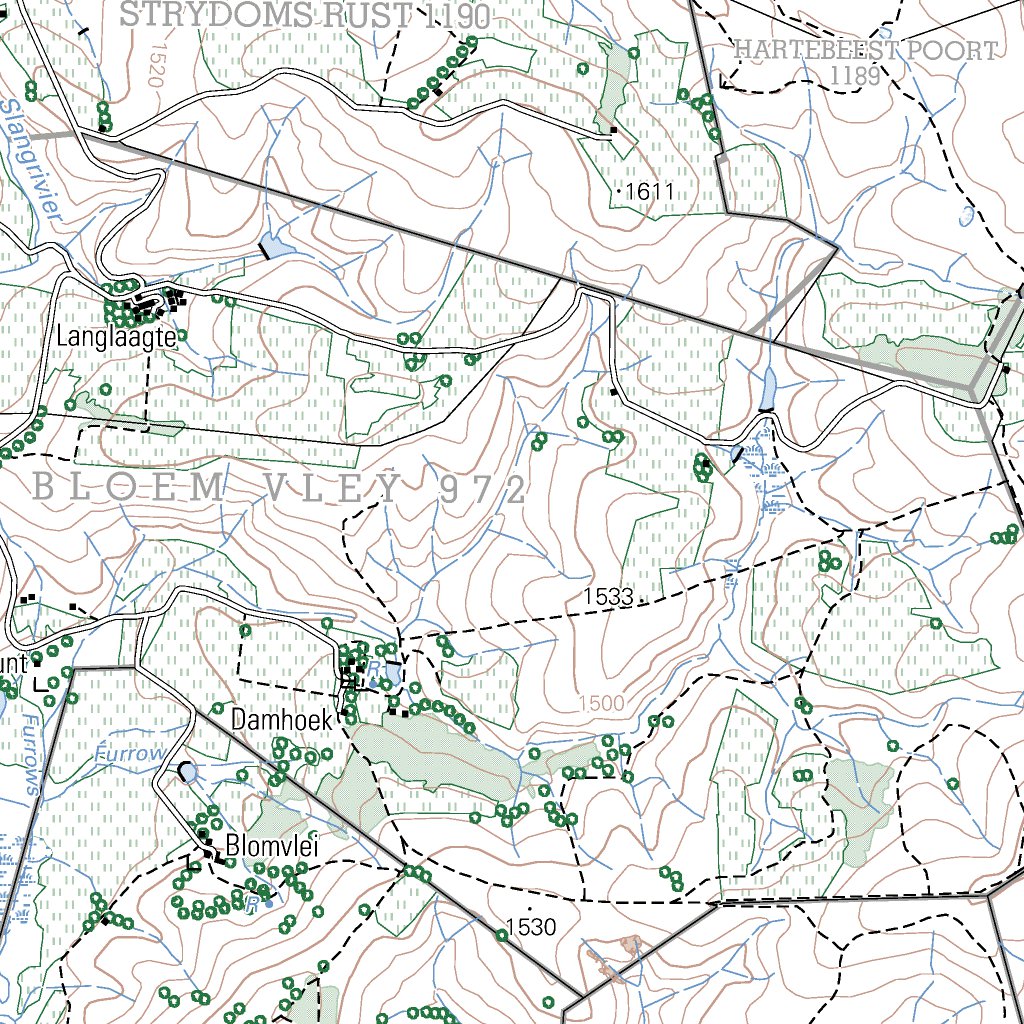3127BD ELLIOT (5th Edition) Map by Chief Directorate: National Geo ...