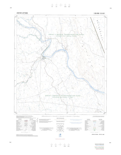 2331DC LETABA Map by Chief Directorate: National Geo-spatial ...