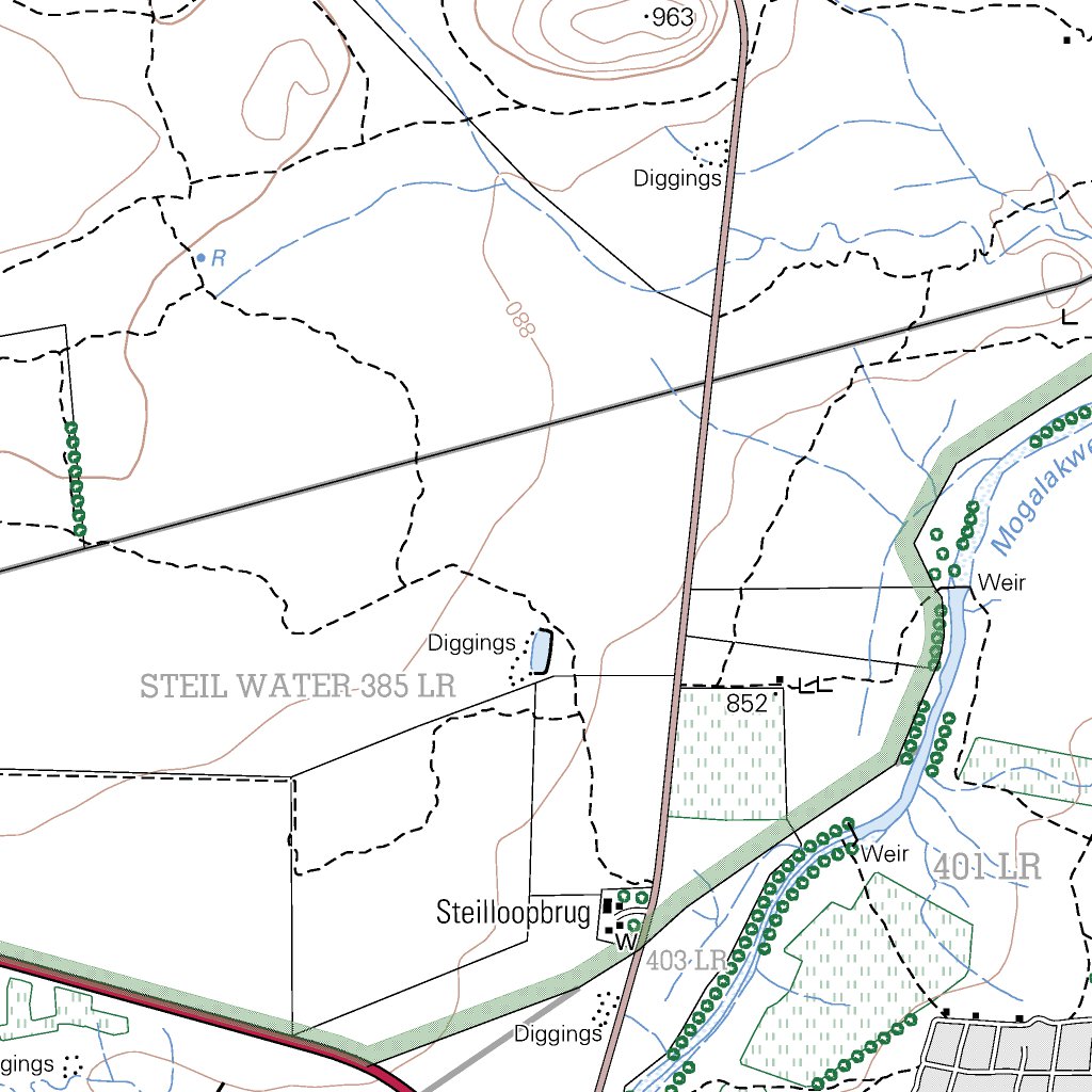 Mao Map 2328BC REBONE Map by Chief Directorate: National Geo-spatial ...