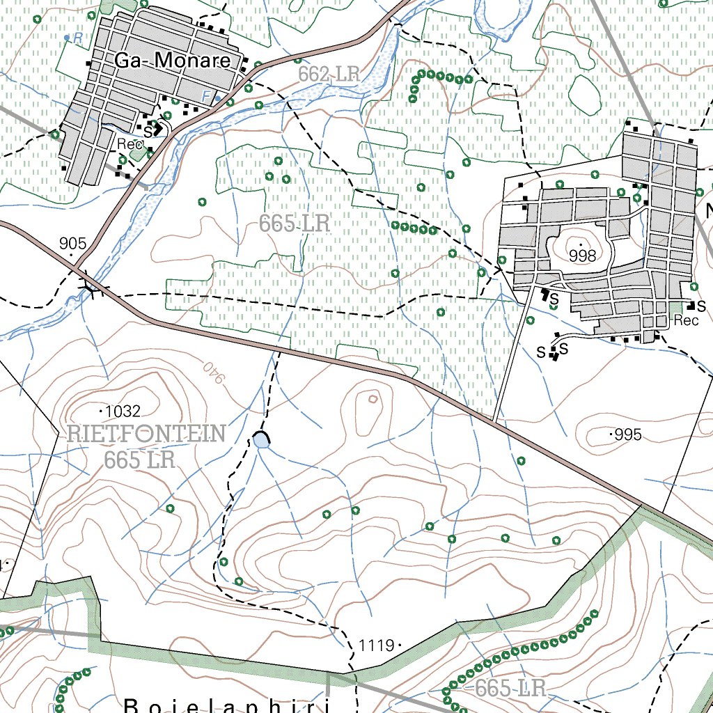 2328DA SEGOLE Map by Chief Directorate: National Geo-spatial ...